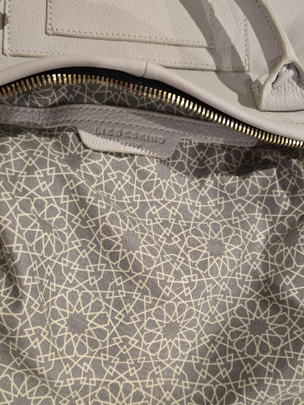 Liebeskind White Leather Satchel - Picture 8 of 11